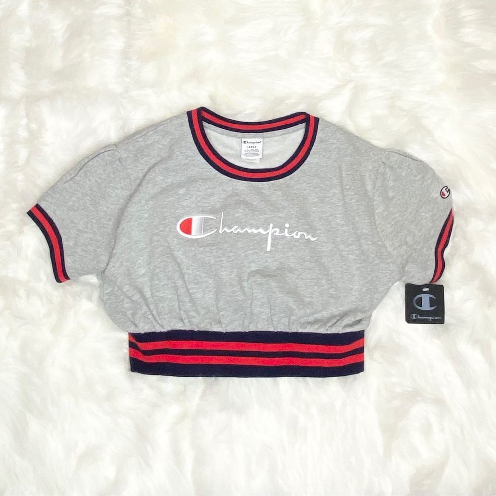 Champion Crop Top Sweatshirt